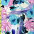 Colorful Tropical Leaves Print on Poly Spandex Fabric | (4 Way Stretch/Per Yard)