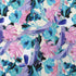 Colorful Tropical Leaves Print on Poly Spandex Fabric | (4 Way Stretch/Per Yard)