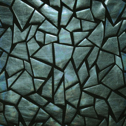 Stone Shards Printed on Black Nylon Spandex Fabric (Gunmetal/Black) | (4 Way Stretch/Per Yard)